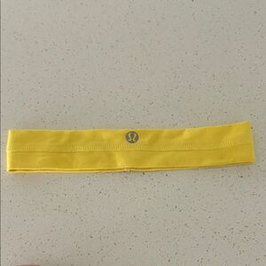 Lululemon Athletica Yellow Headband